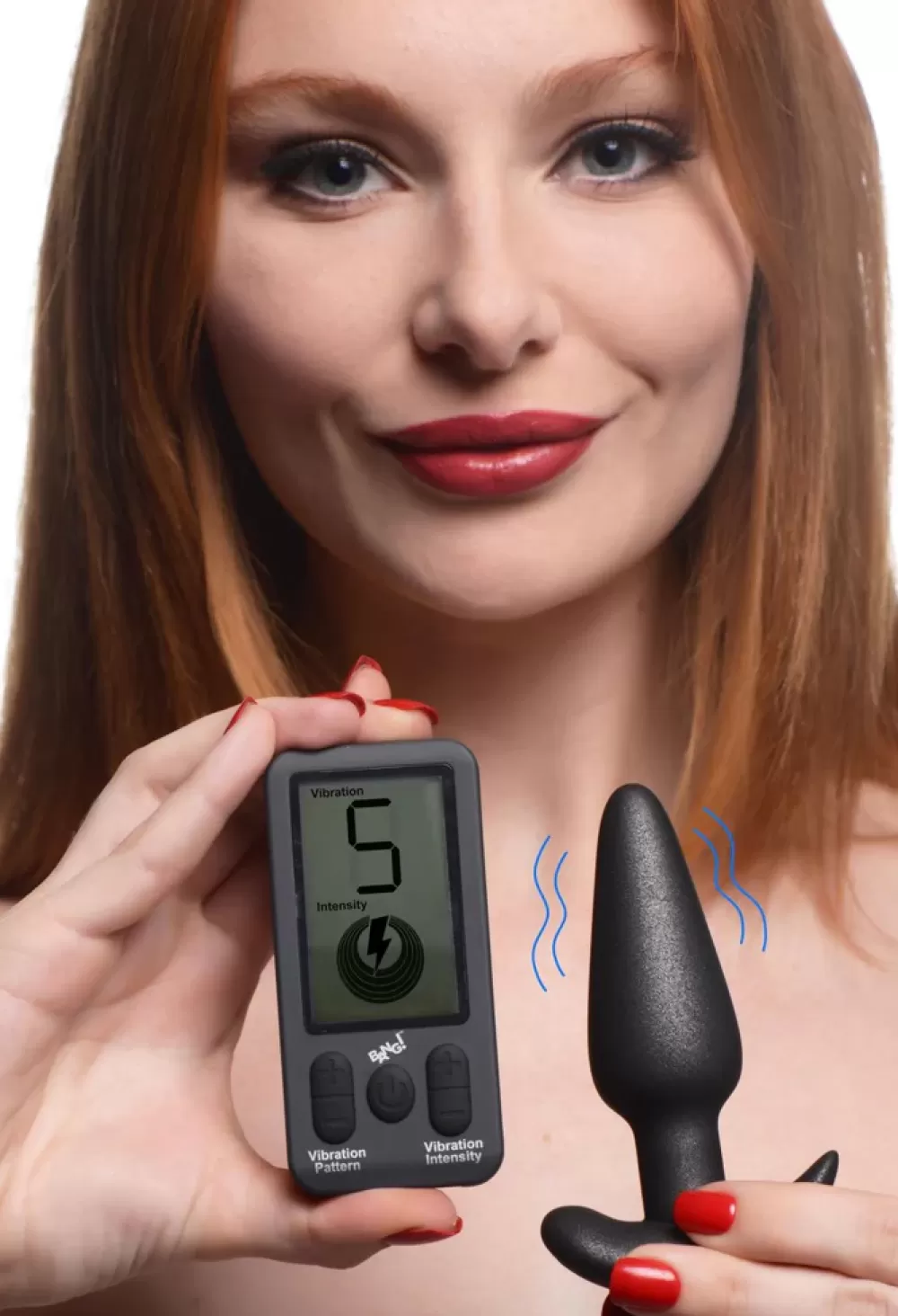 Cheap Healthy & Active 25X Vibrating Silicone Butt Plug with Remote Control