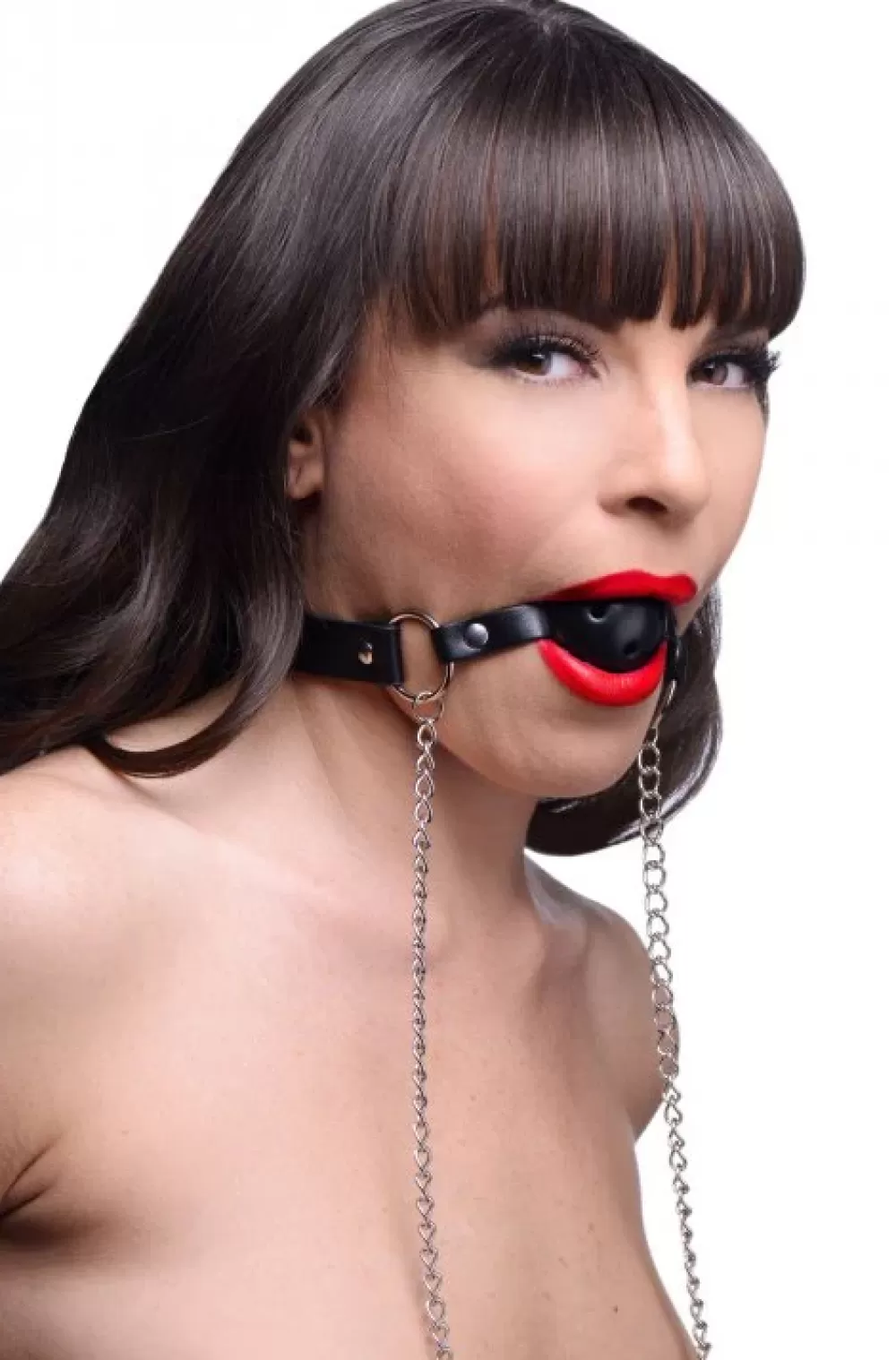 Fashion Healthy & Active Breatheable Ball Gag and Nipple Clamps