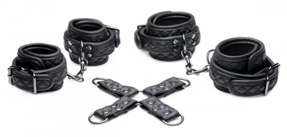 Clearance Healthy & Active Concede Wrist and Ankle Restraint Set With Bonus Hog-Tie Adaptor