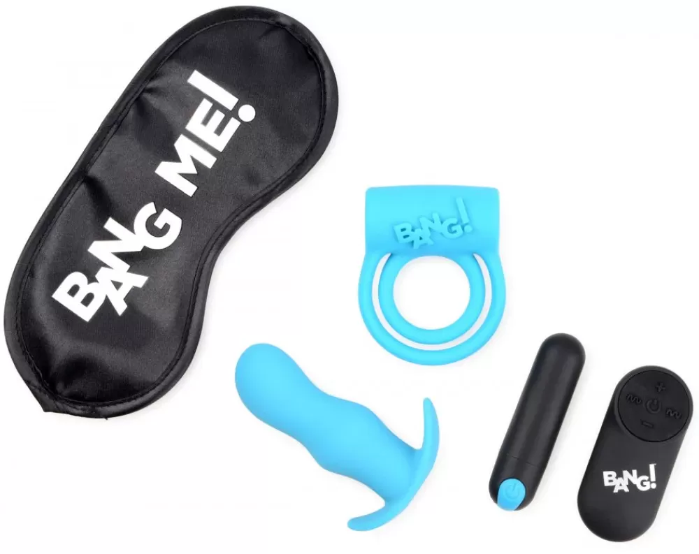 Cheap Healthy & Active Duo Blast Remote Control Cock Ring and Butt Plug Vibe Kit