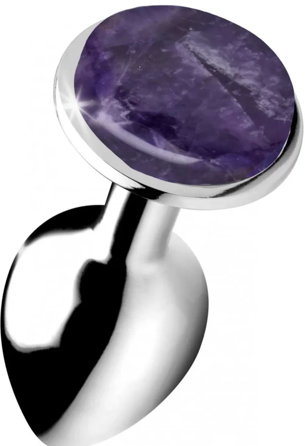 Sale Healthy & Active Genuine Amethyst Gemstone Anal Plug