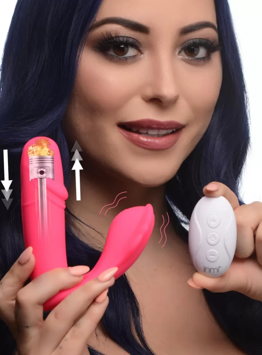 Best Healthy & Active Panty Thumper 7X Thumping Silicone Vibrator with Remote Control