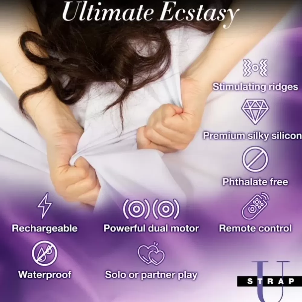 Sale Healthy & Active Pro Rider 9X Vibrating Silicone Strapless Strap On with Remote Control