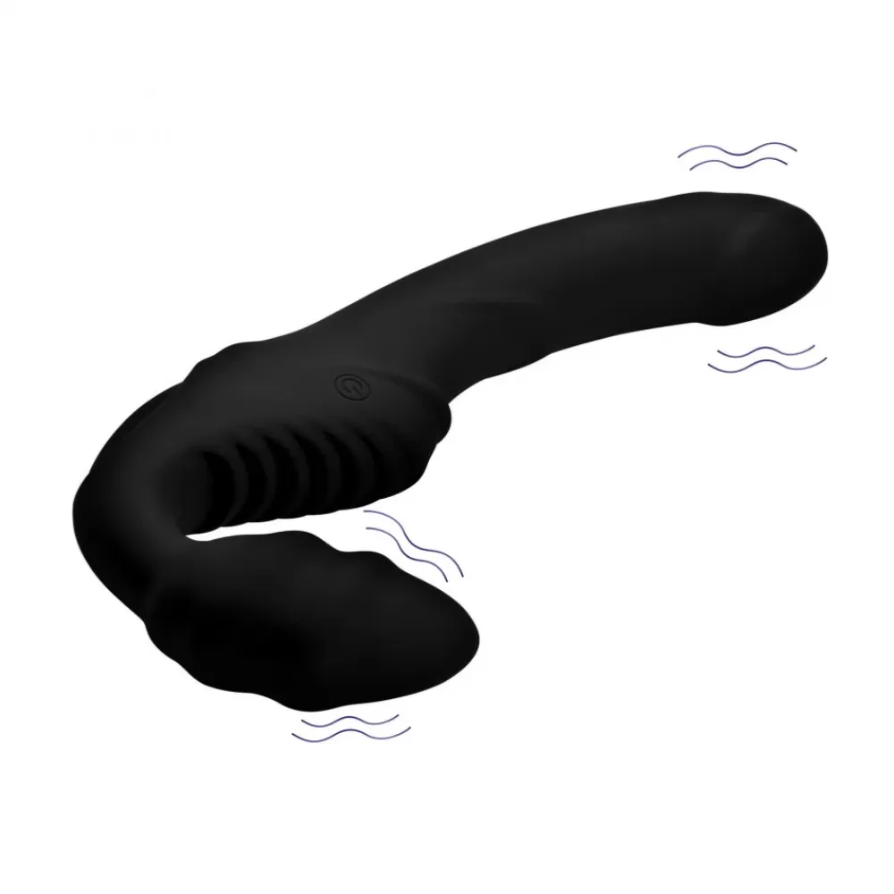 Sale Healthy & Active Pro Rider 9X Vibrating Silicone Strapless Strap On with Remote Control