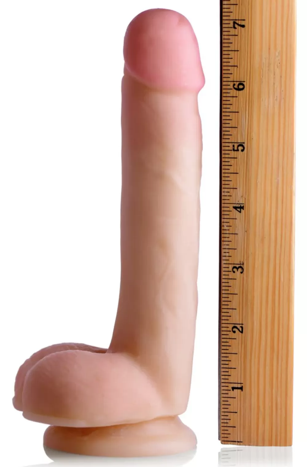 Discount Healthy & Active Slim SkinTech Realistic 7 Inch Dildo with Balls