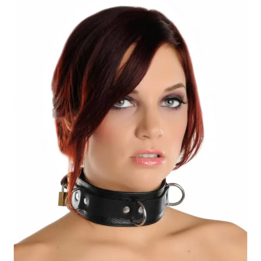 Discount Healthy & Active Strict Leather Premium Lockable Collar